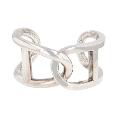 Brazalete Hermès Cythère de plata