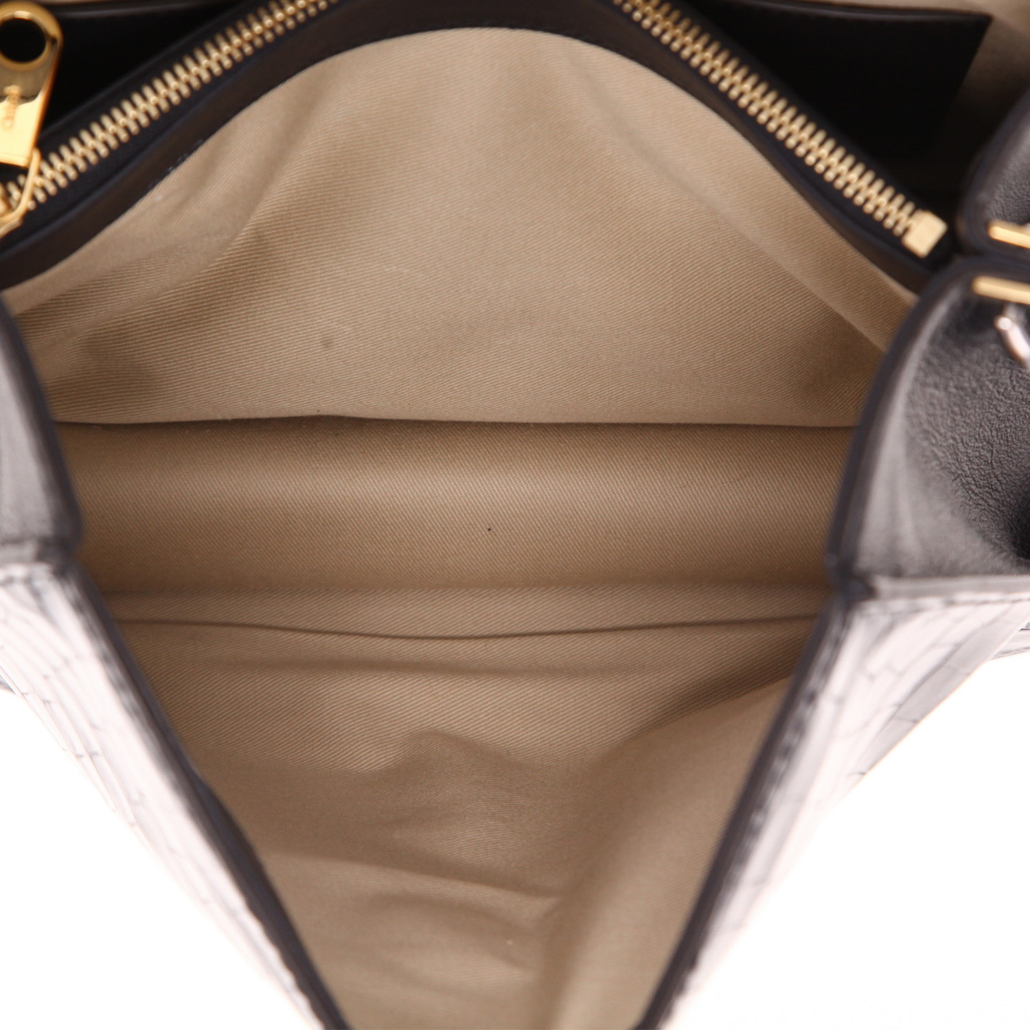 Borsa a tracolla Chloé  Aby in pelle blu marino - Detail D4