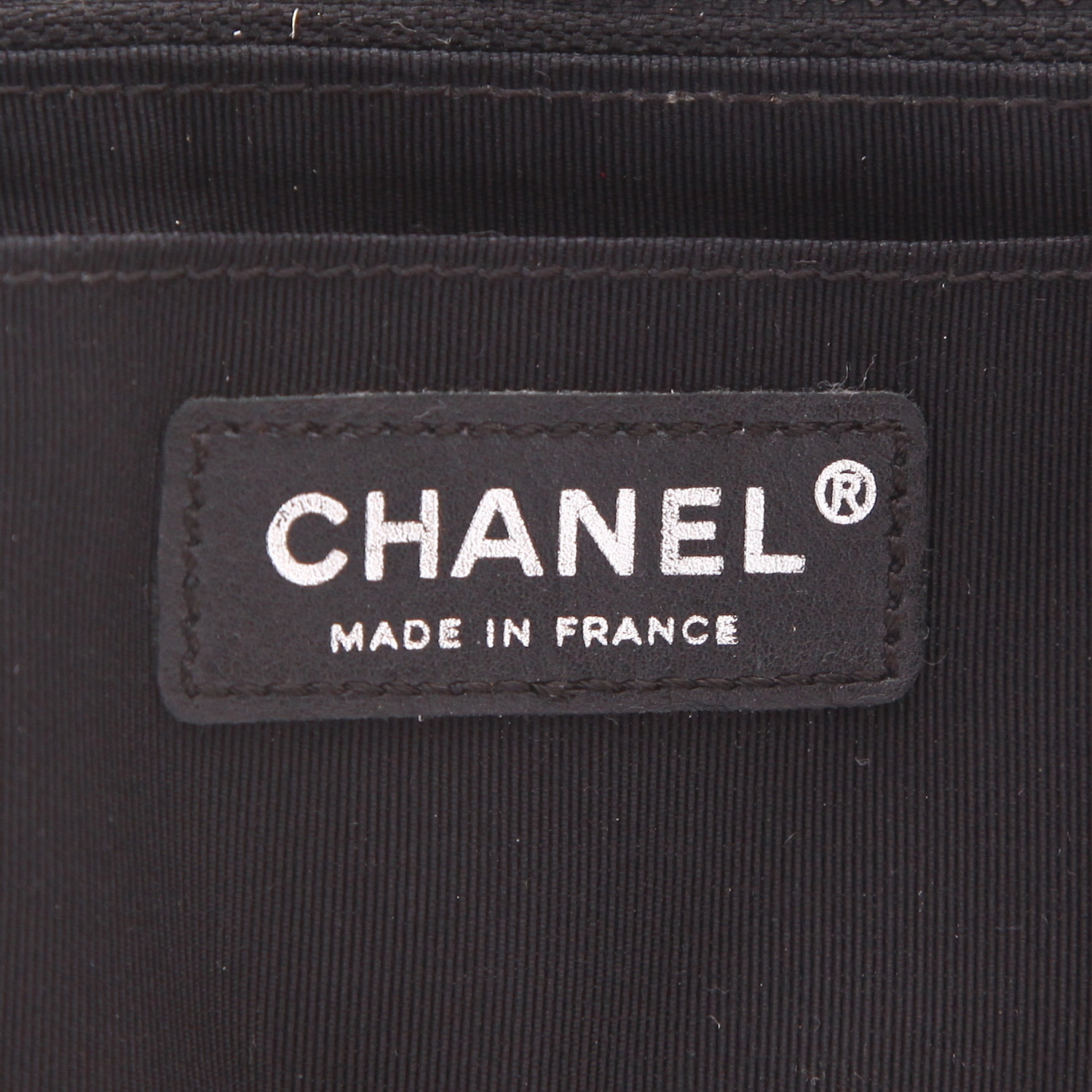 Sac à main Chanel  Timeless en tweed gris et noir - Detail D2