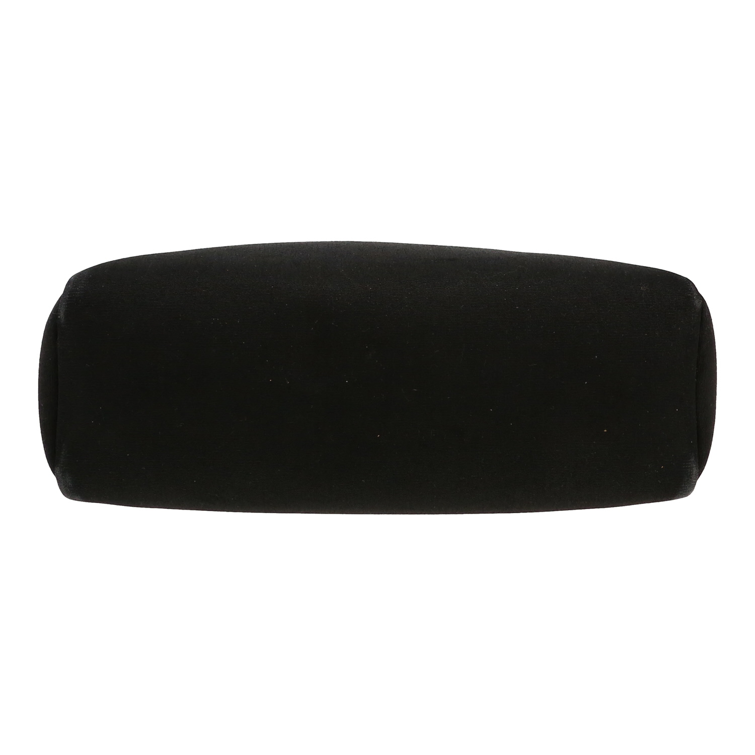 Bolso de mano Hermès  Herbag en lona negra y vaca Hunter - Detail D1