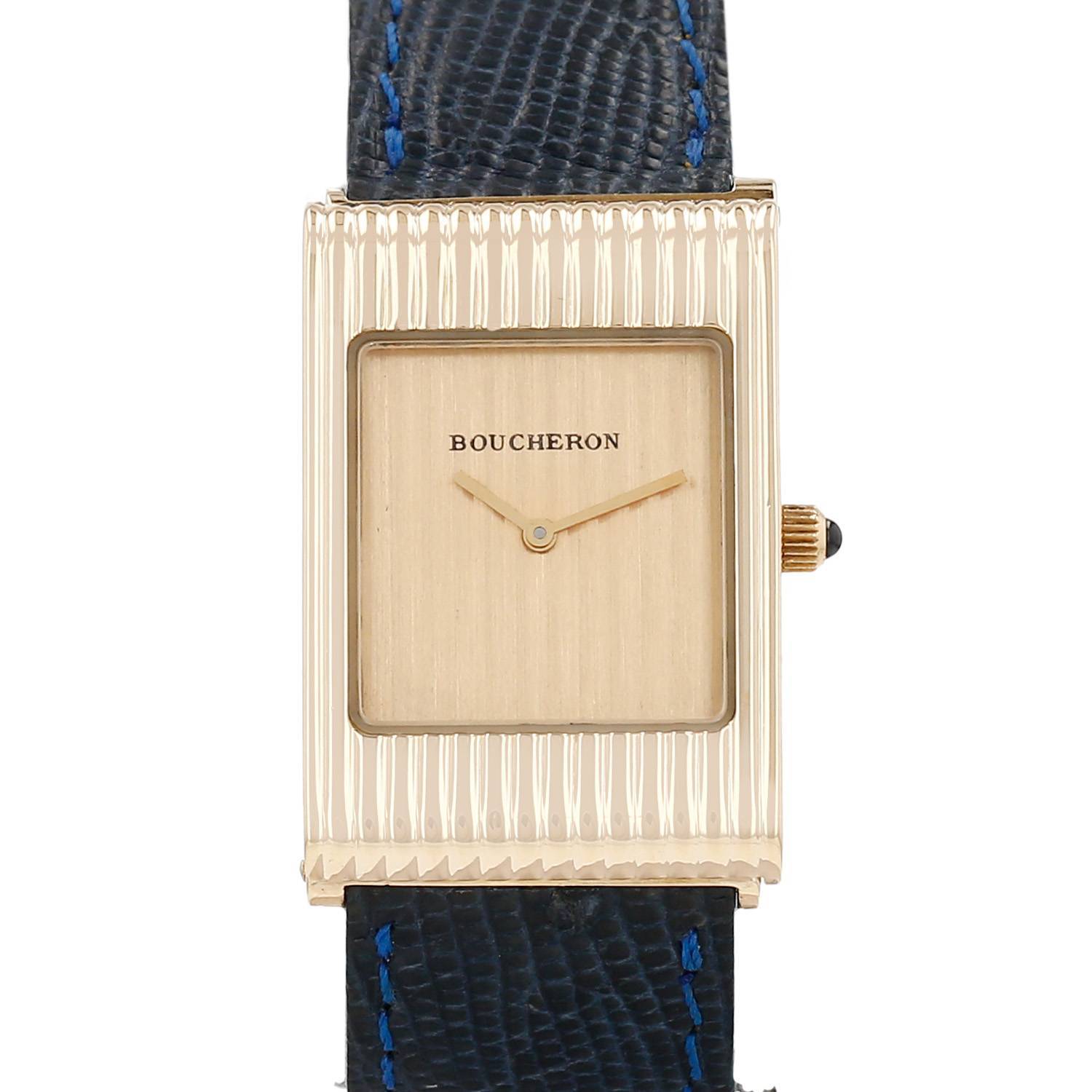 Montre Boucheron Reflet en or jaune Vers 1990