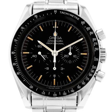 Orologio Omega Speedmaster in acciaio Ref: Omega - 145 0022  Circa 1990