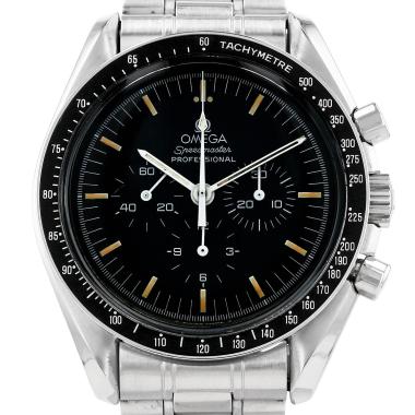 Montre Omega Speedmaster en acier Ref: Omega - 145022  Vers 1990