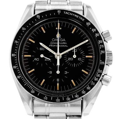 Montre Omega Speedmaster en acier Ref: Omega - 145022  Vers 1980