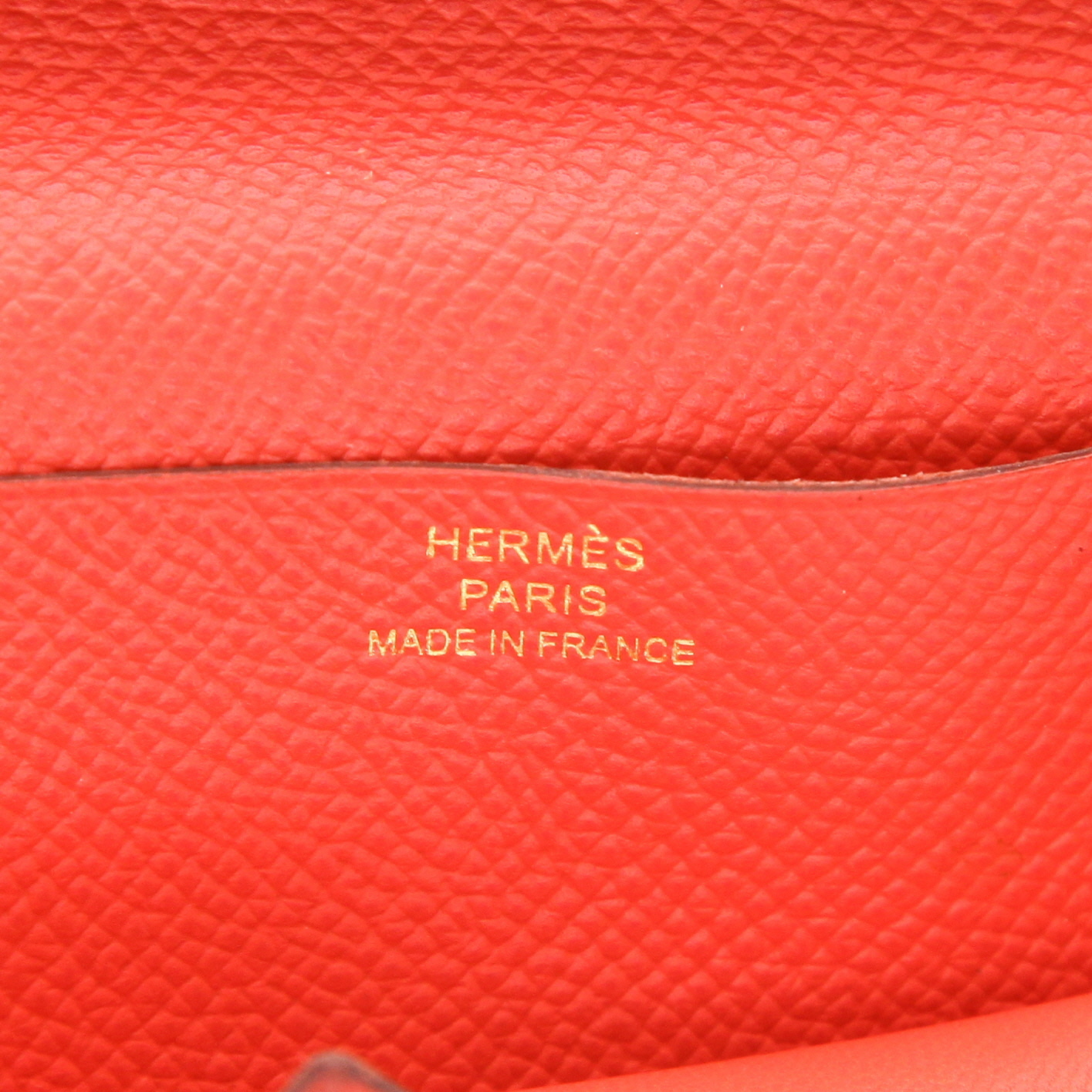 Billetera Hermès  Bearn en cuero epsom rosa - Detail D2