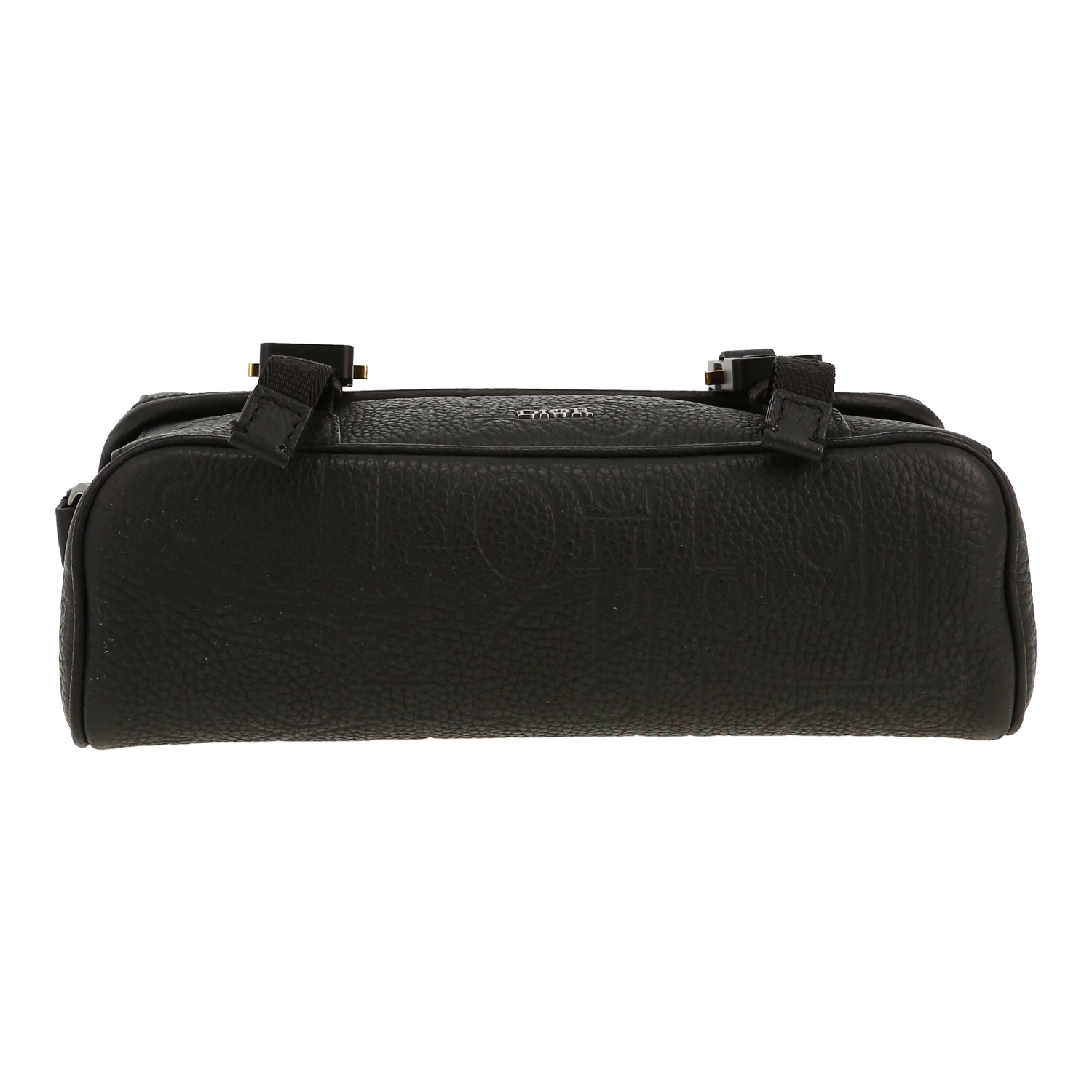 Sac bandoulière Dior  Hit the Road en cuir grainé noir - Detail D1