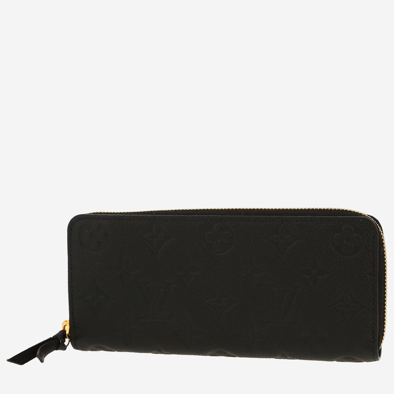 Louis Vuitton  Clémence wallet  in black empreinte monogram leather