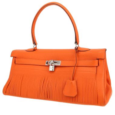 Borsa Hermès  Kelly Shoulder in pelle togo arancione