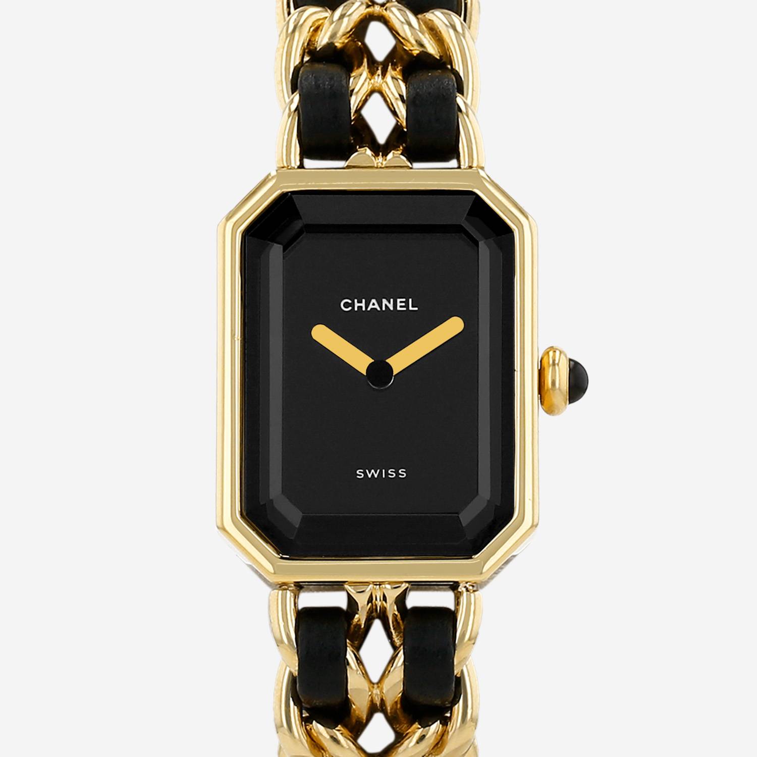 Orologio Chanel Première taglia L  in oro placcato Ref: Chanel - H0001  Circa 1990