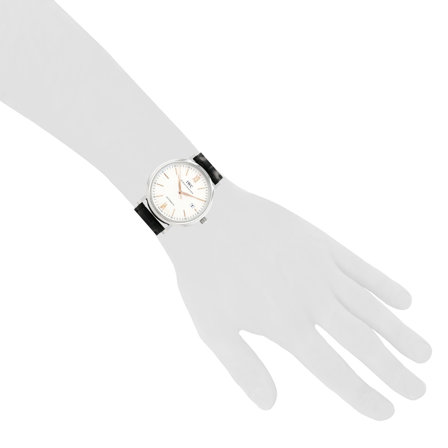 Montre IWC Portofino Automatic en acier Ref: IWC - 3565  Vers 2017 - Detail D1