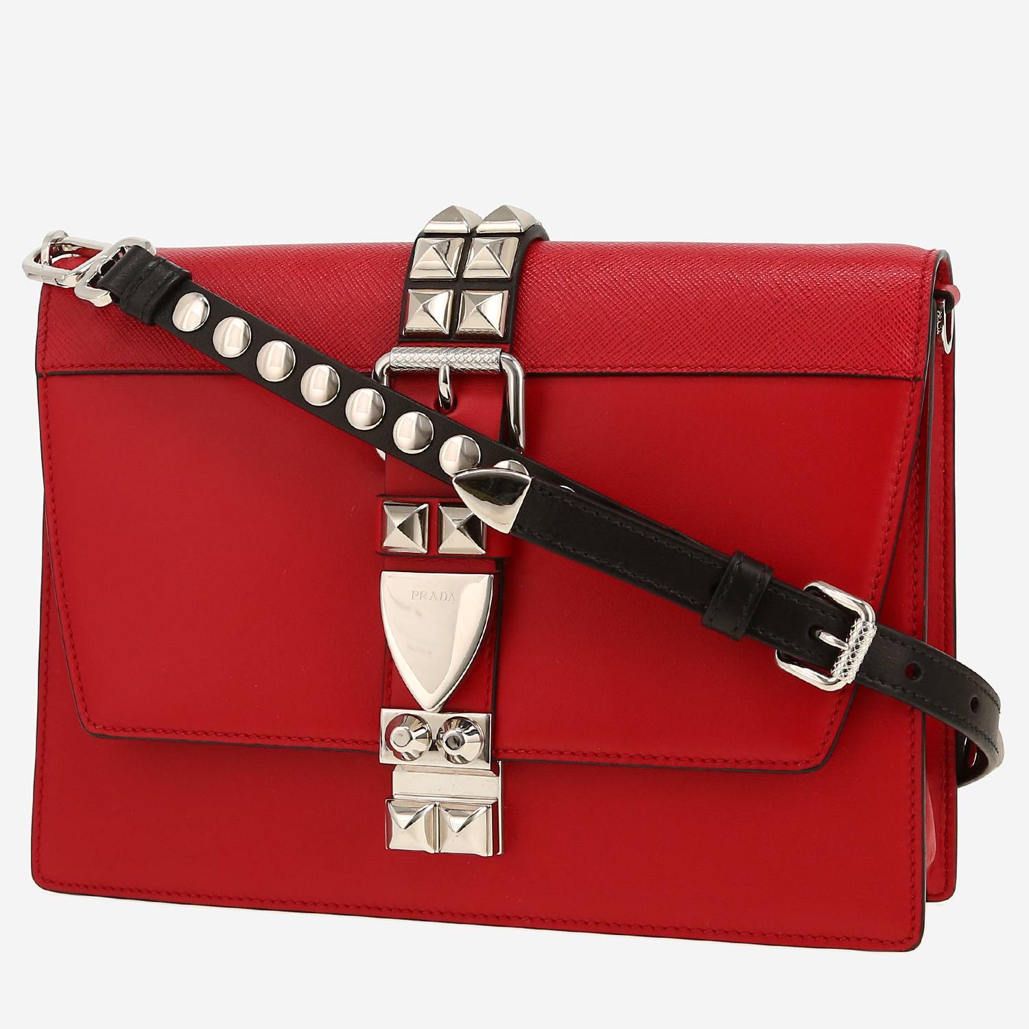 Prada  Elektra shoulder bag  in red leather