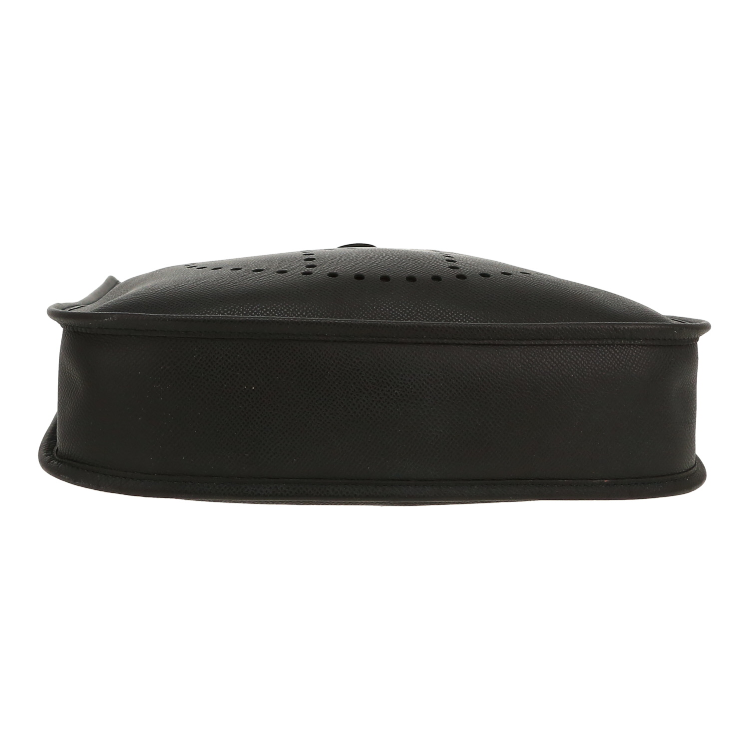 Hermès  Evelyne shoulder bag  in black epsom leather - Detail D1