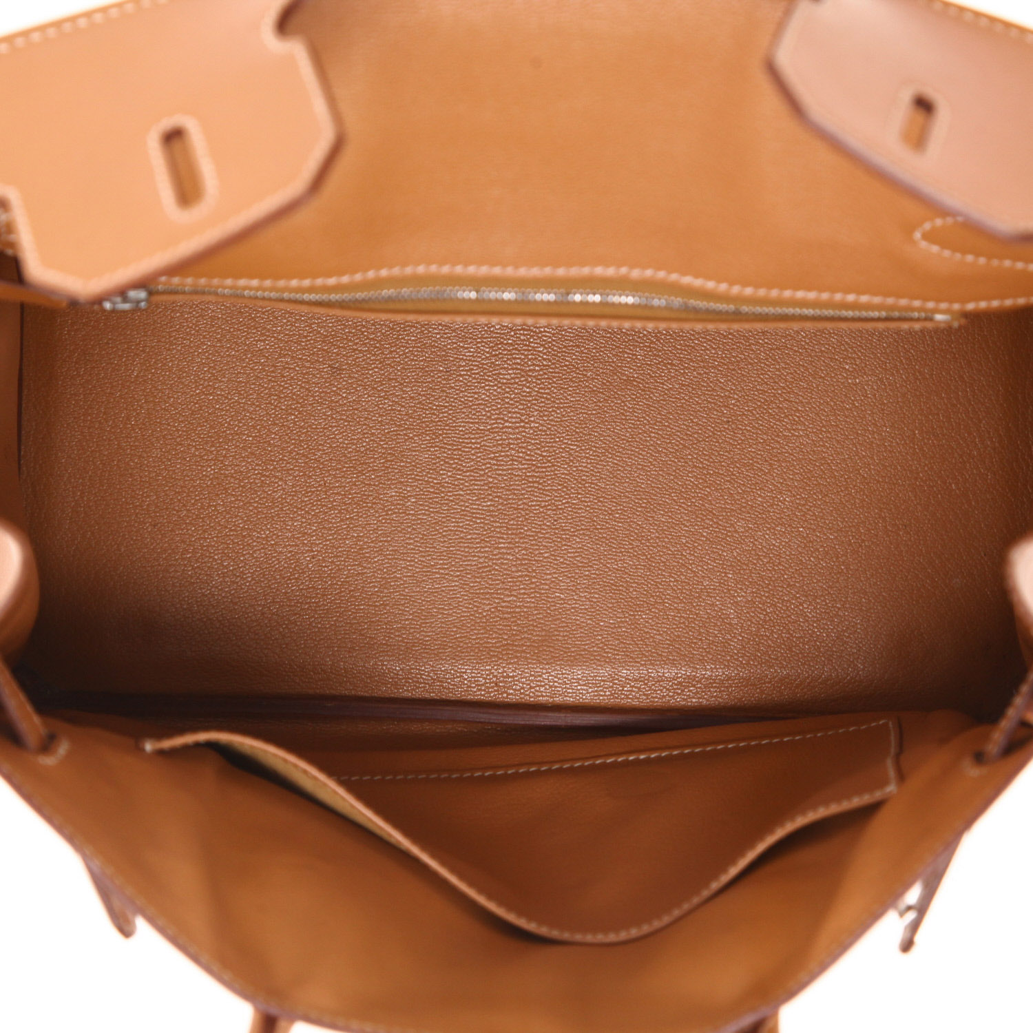 Borsa Hermès  Birkin 30 cm in pelle Chamonix gold - Detail D3