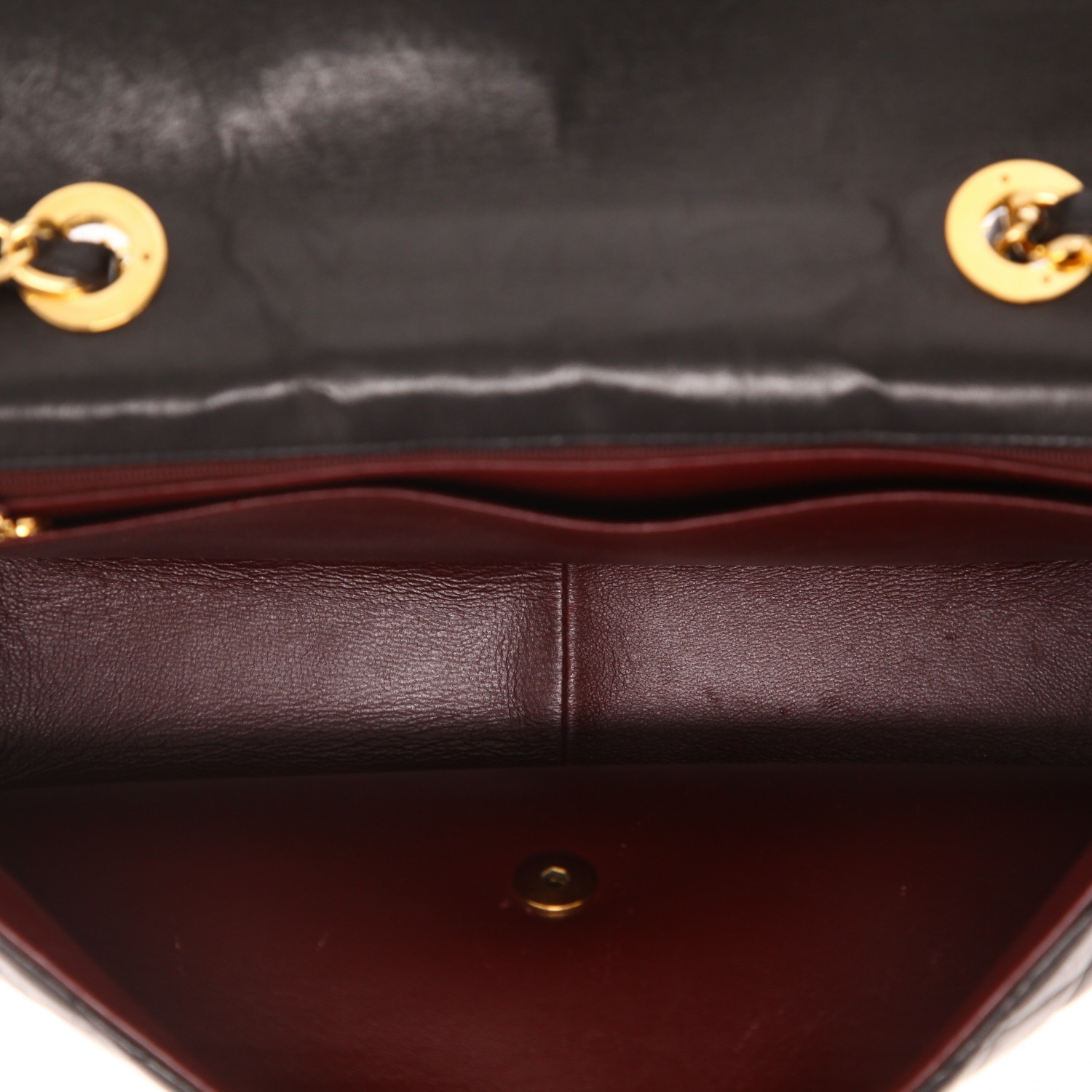 Borsa Chanel  Timeless Jumbo in pelle trapuntata nera - Detail D3