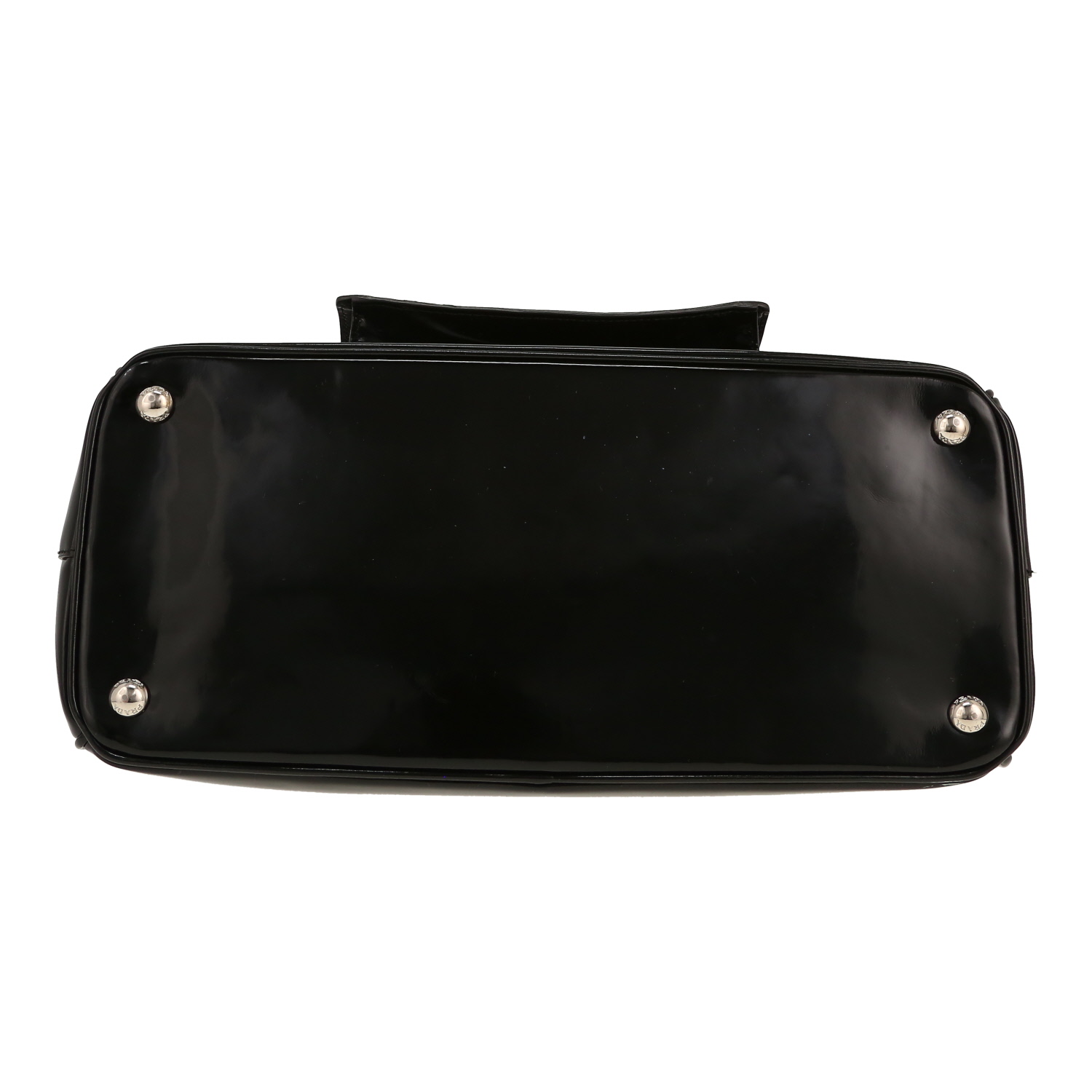 Borsa Prada   in pelle verniciata nera - Detail D1