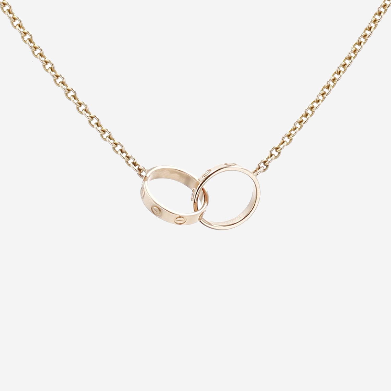 Collier Cartier Love en or rose