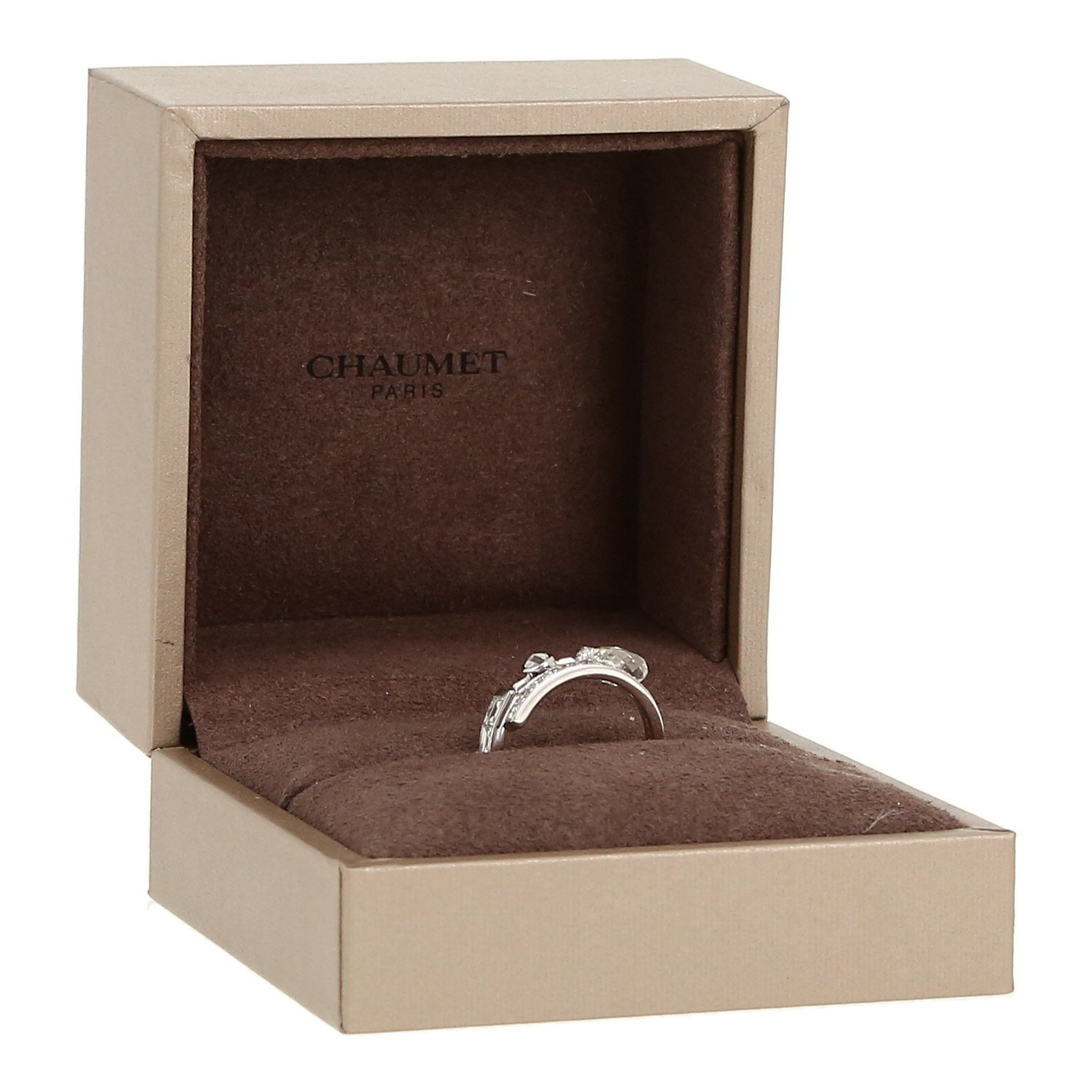 Chaumet Dentelle de Givre ring in white gold and diamonds - Detail D2