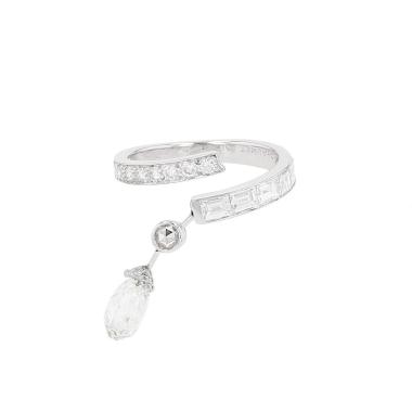 Anello Chaumet Dentelle de Givre in oro bianco e diamanti