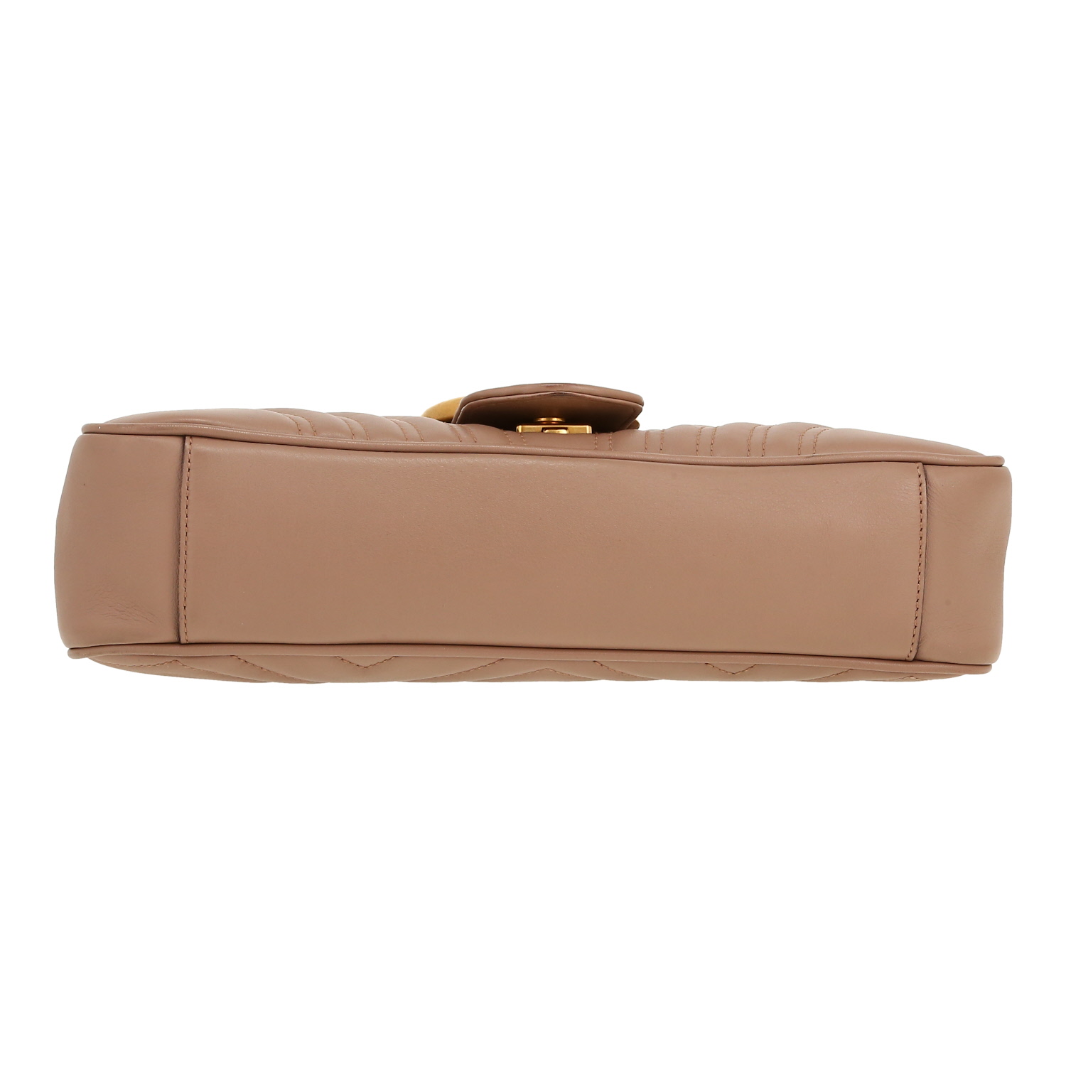 Sac à main Gucci  GG Marmont en cuir matelassé beige - Detail D1