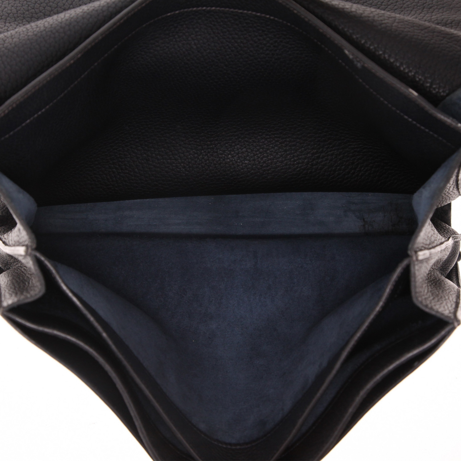 Borsa portadocumenti Hermès  Sac à dépêches in pelle togo nera - Detail D3