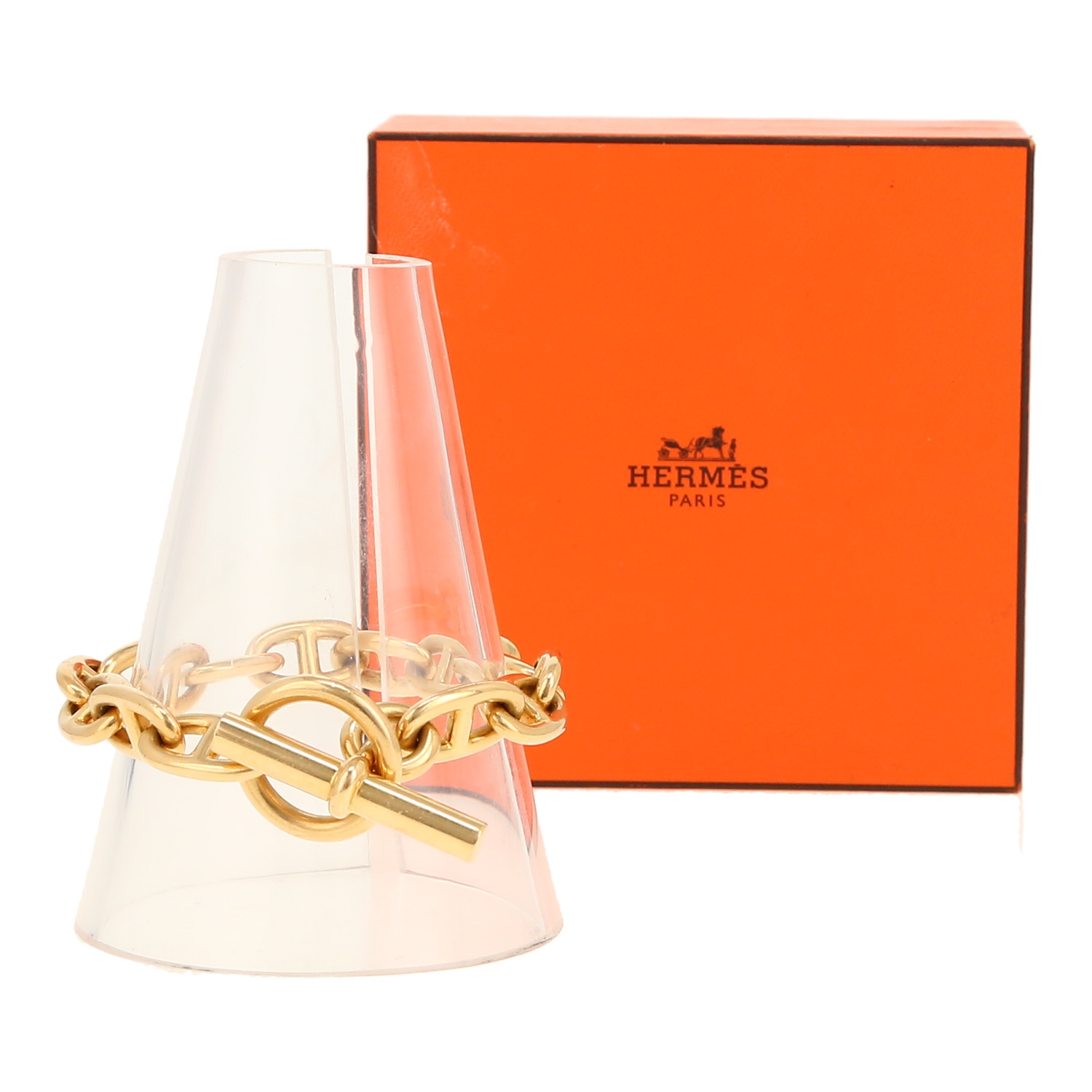 Hermès Chaîne d'Ancre bracelet in yellow gold - Detail D2