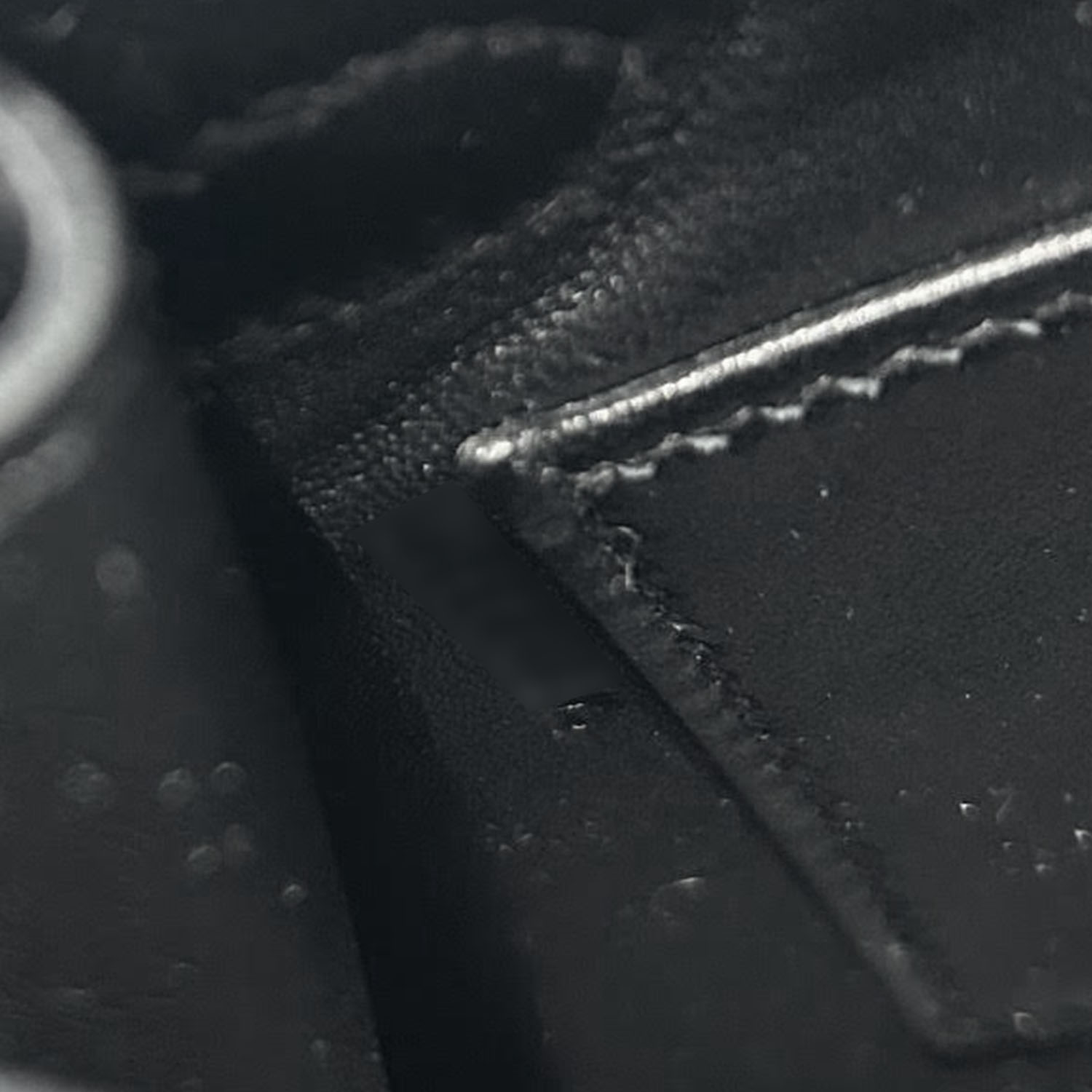 Borsa a tracolla Hermès  Kelly 20 cm in pelle box nera - Detail D3