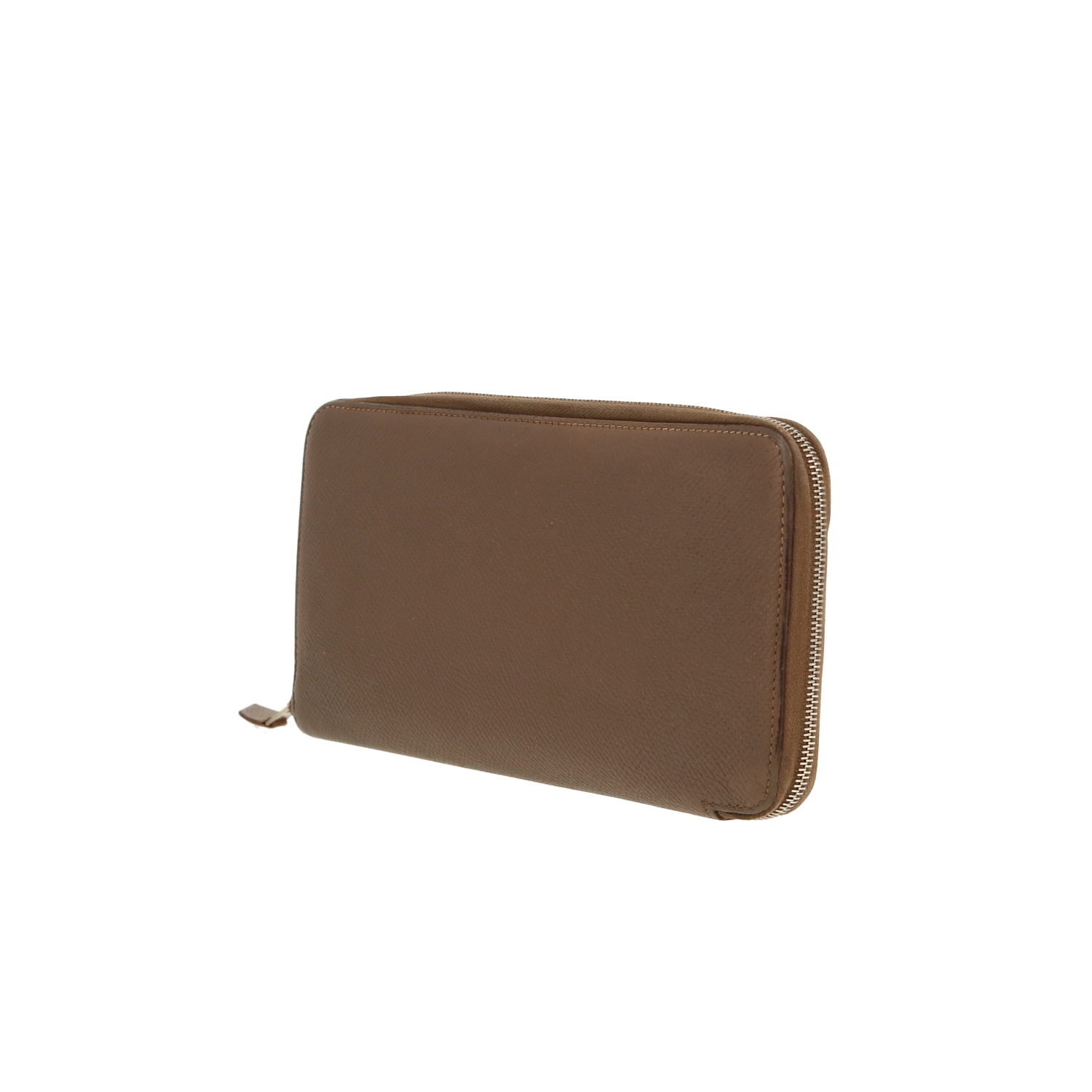 Hermès Silk in wallet in etoupe epsom leather - Detail D6