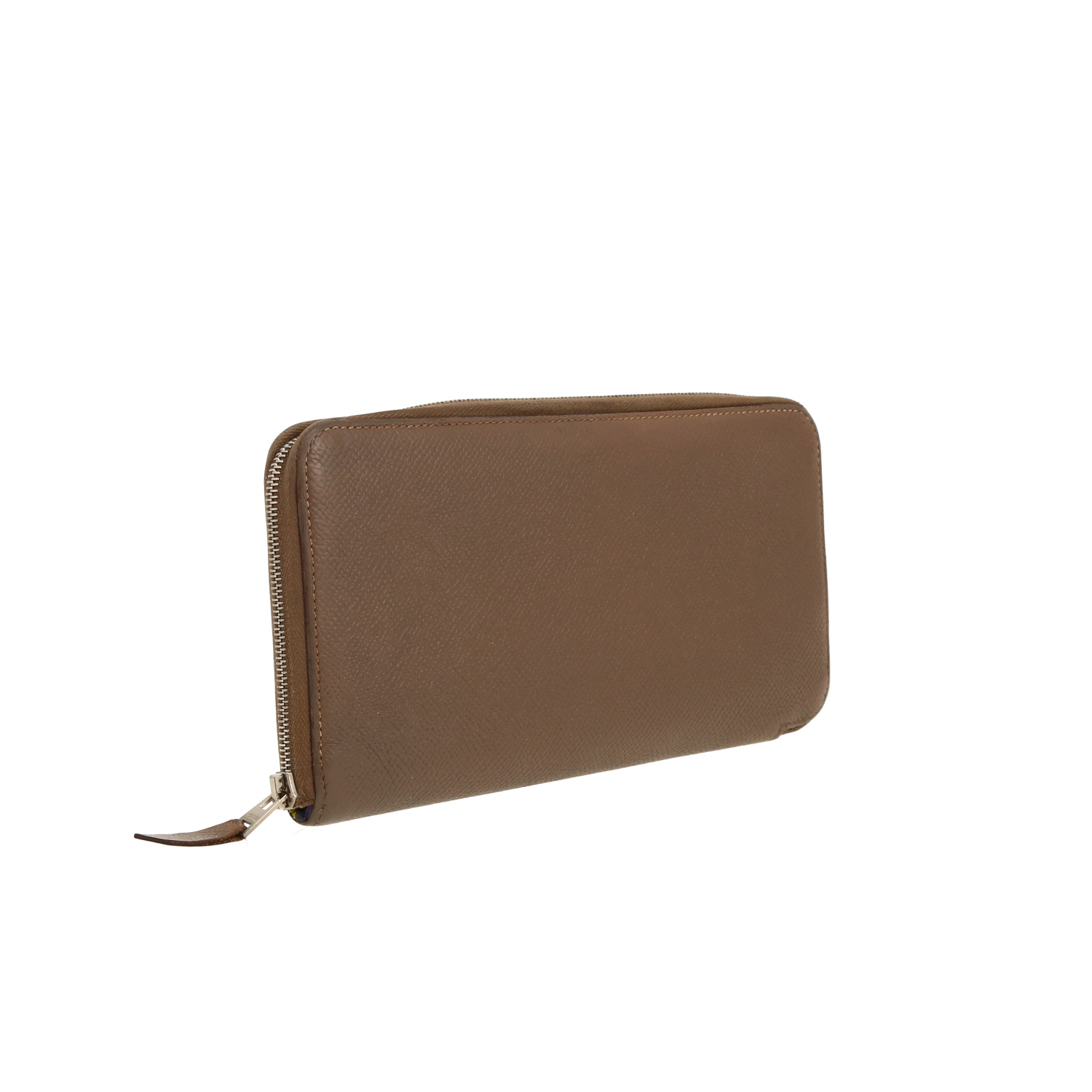 Hermès Silk in wallet in etoupe epsom leather - Detail D8