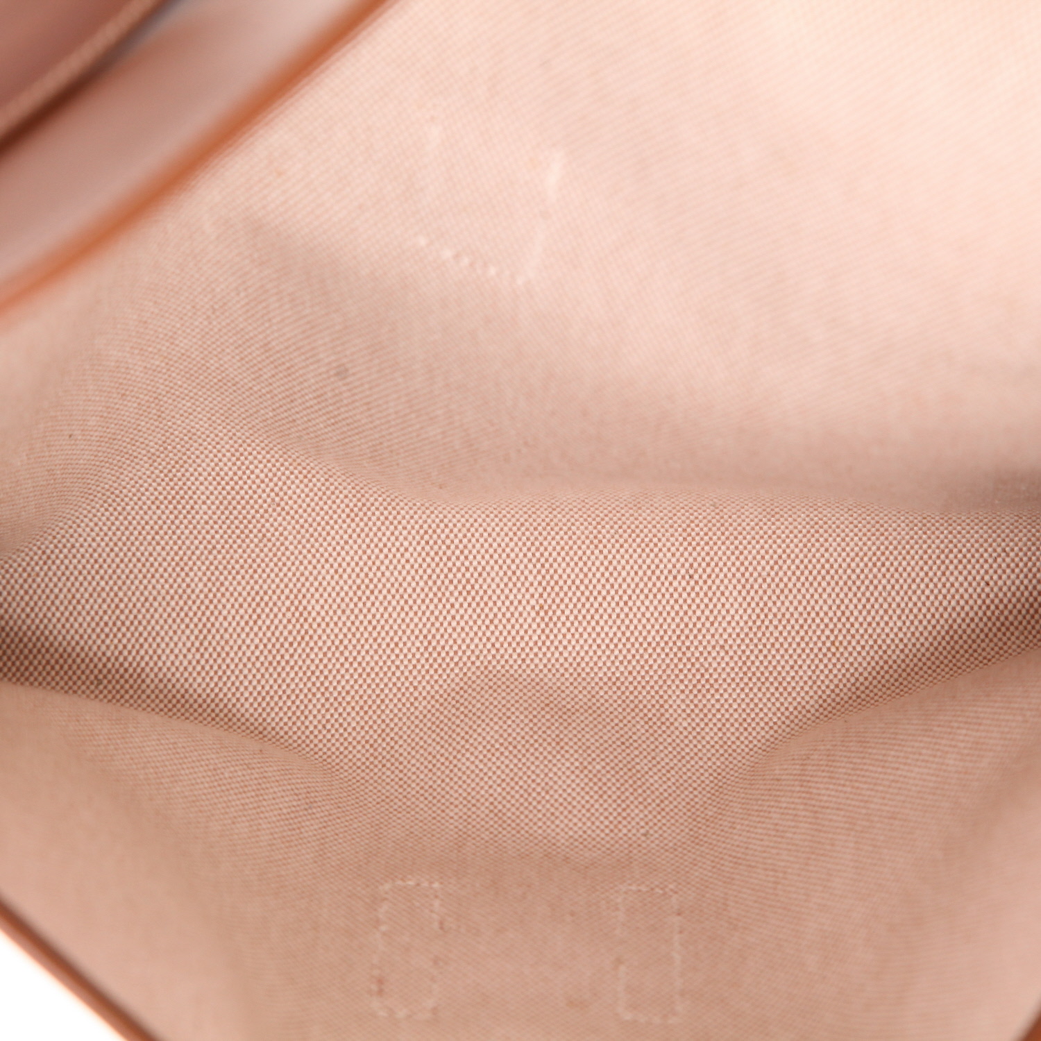 Hermès  Jige large model  pouch  in brown box leather - Detail D3