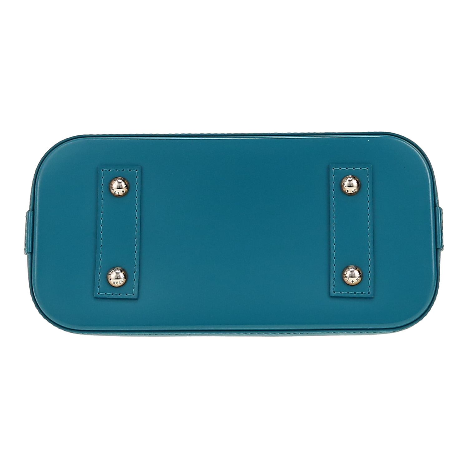 Borsa a tracolla Louis Vuitton  Alma BB in pelle Epi blu - Detail D1