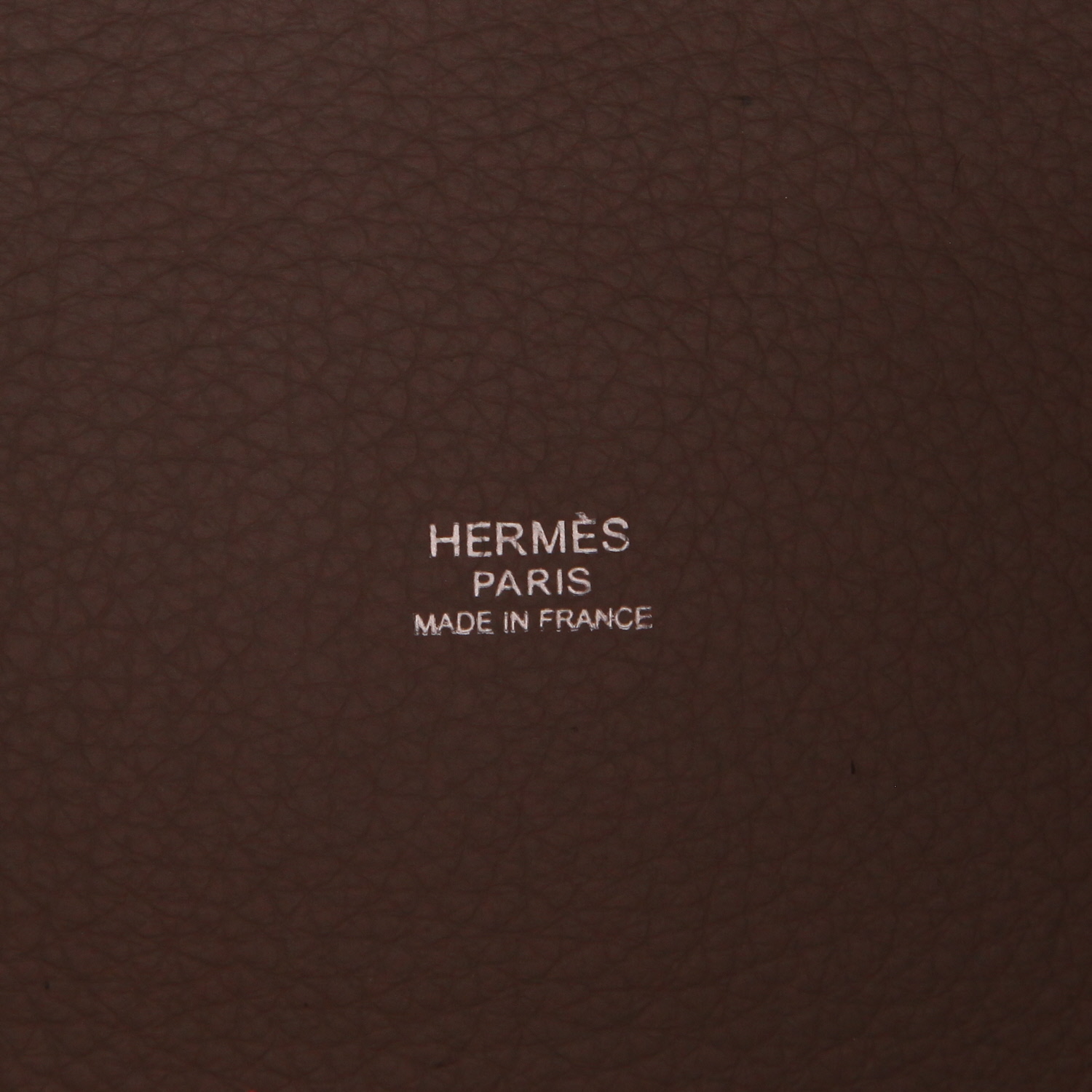 Borsa Hermès  Picotin 18 cm in pelle togo grigio tortora - Detail D2