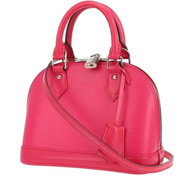 Bolso de mano Louis Vuitton  Alma BB en cuero Epi rosa y cuero rosa