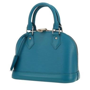 Sac bandoulière Louis Vuitton  Alma BB en cuir épi bleu