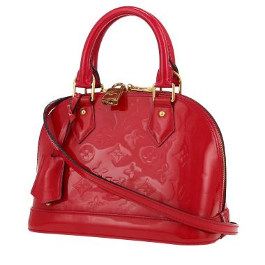 Sac à main Louis Vuitton  Alma BB en cuir verni monogram rose