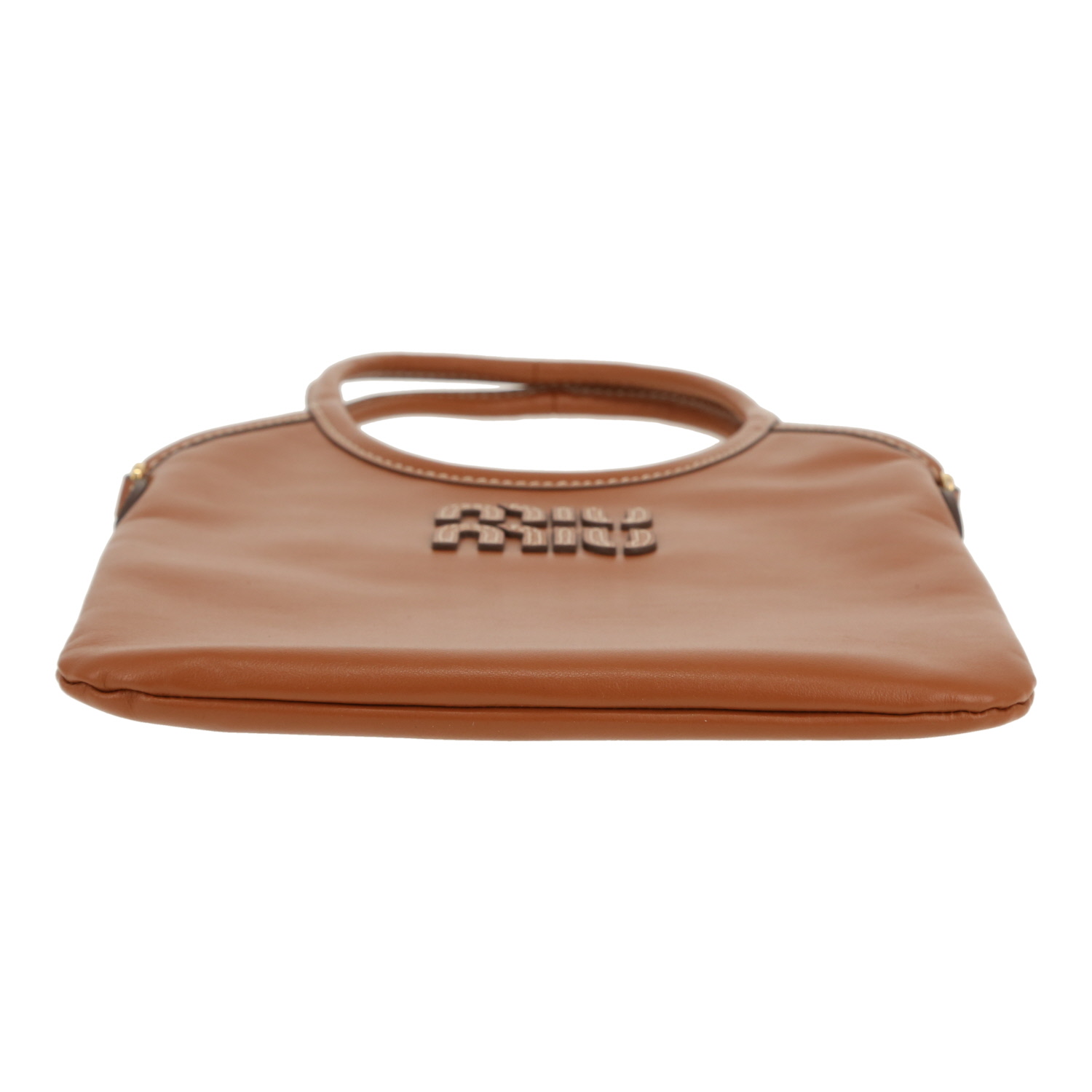 Borsa Miu Miu  Ivy in pelle marrone - Detail D1
