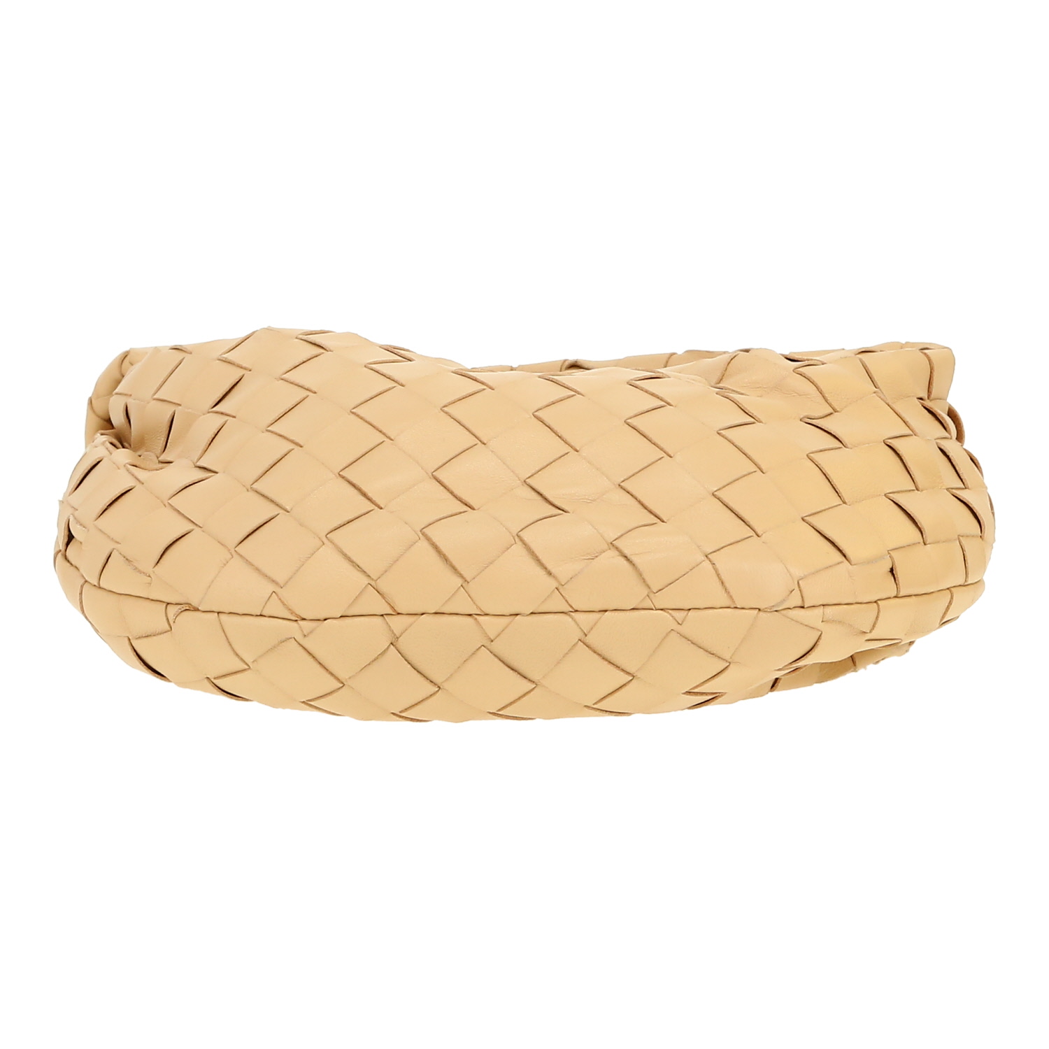 Bottega Veneta  Jodie handbag  in beige intrecciato leather - Detail D1