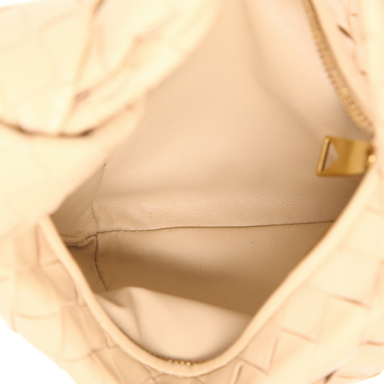 Borsa Bottega Veneta  Jodie in pelle intrecciata beige - Detail D3