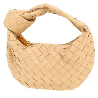 Bolso de mano Bottega Veneta  Jodie en cuero intrecciato beige
