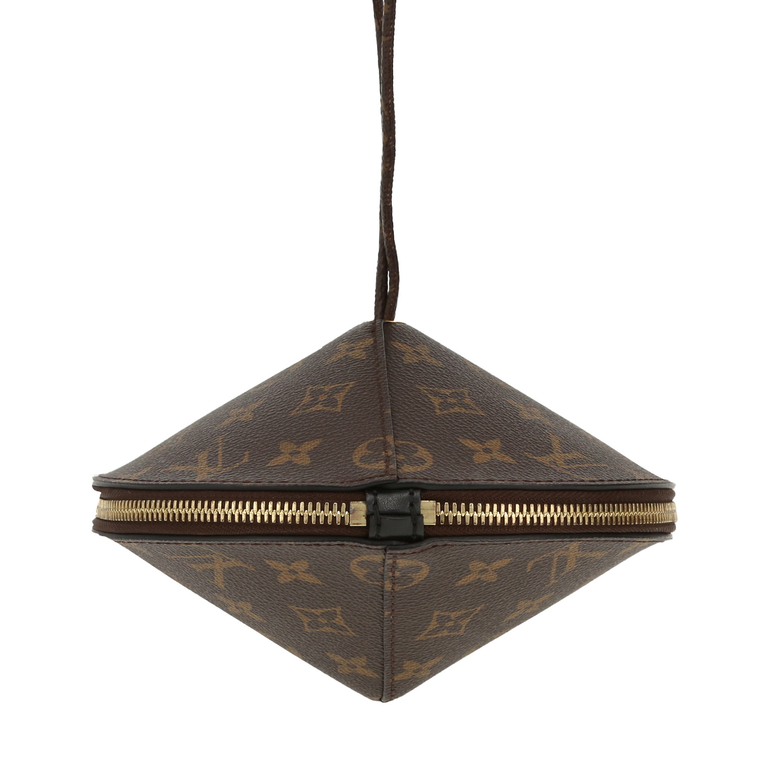 Bolso joya Louis Vuitton  Toupie en lona Monogram marrón - Detail D1