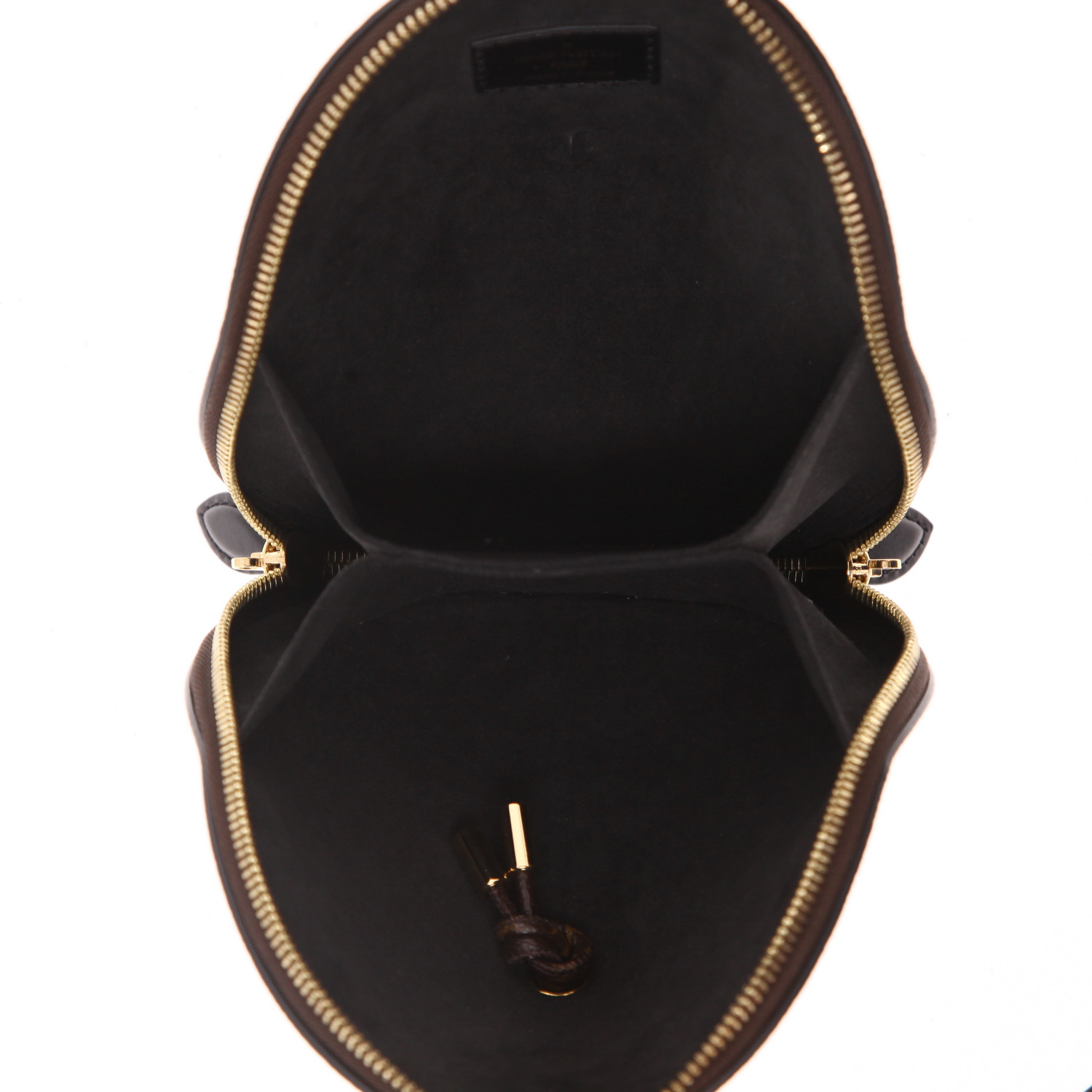 Bolso joya Louis Vuitton  Toupie en lona Monogram marrón - Detail D3