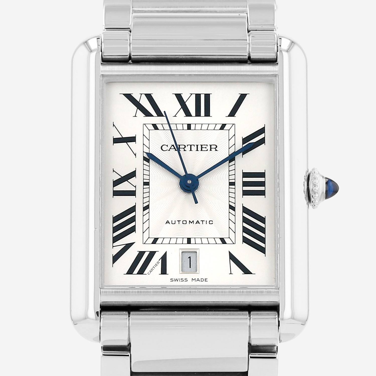 Montre Cartier Tank Solo en acier Ref: Cartier - 4324  Vers 2023