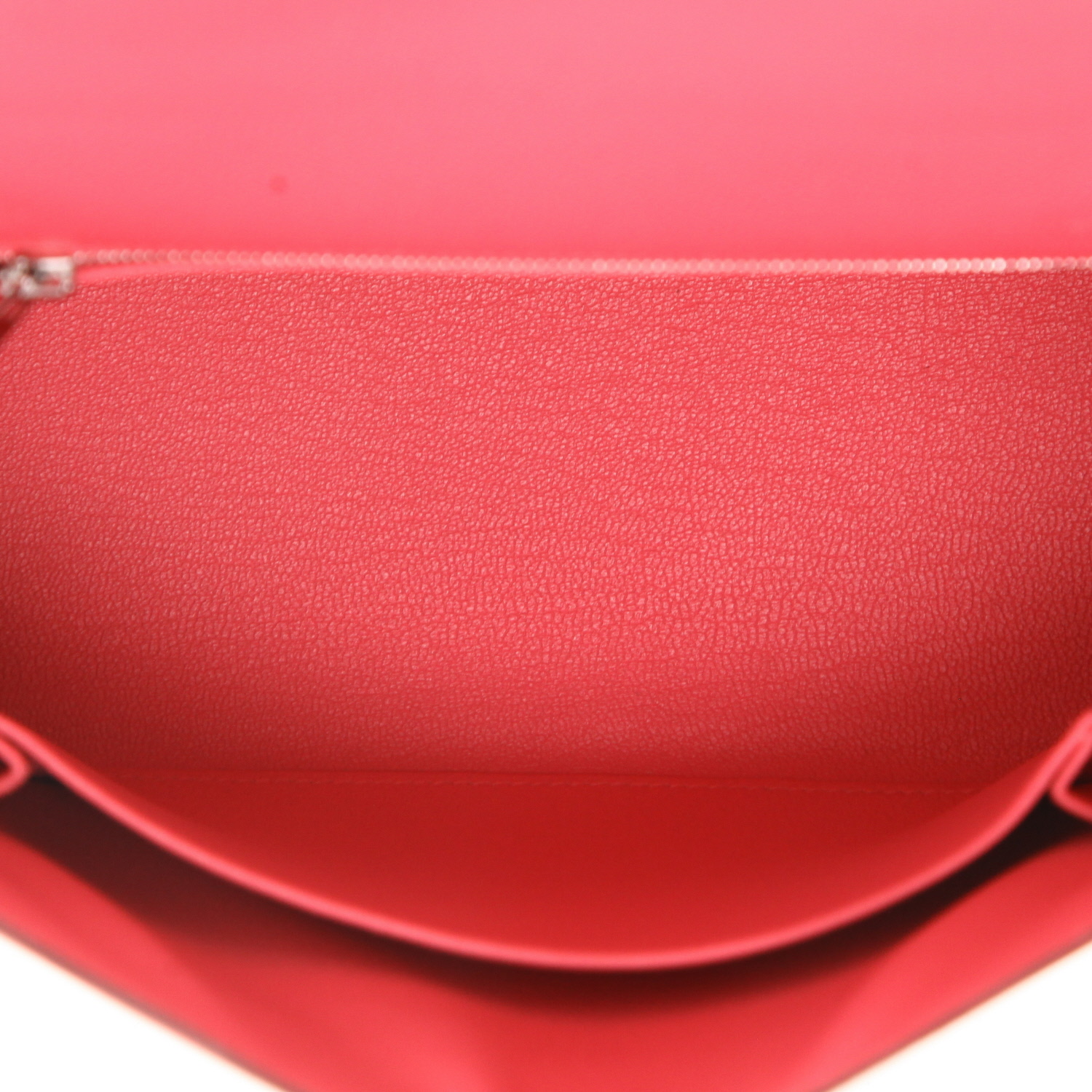 Hermès  Kelly 25 cm handbag  in azalea pink epsom leather - Detail D3