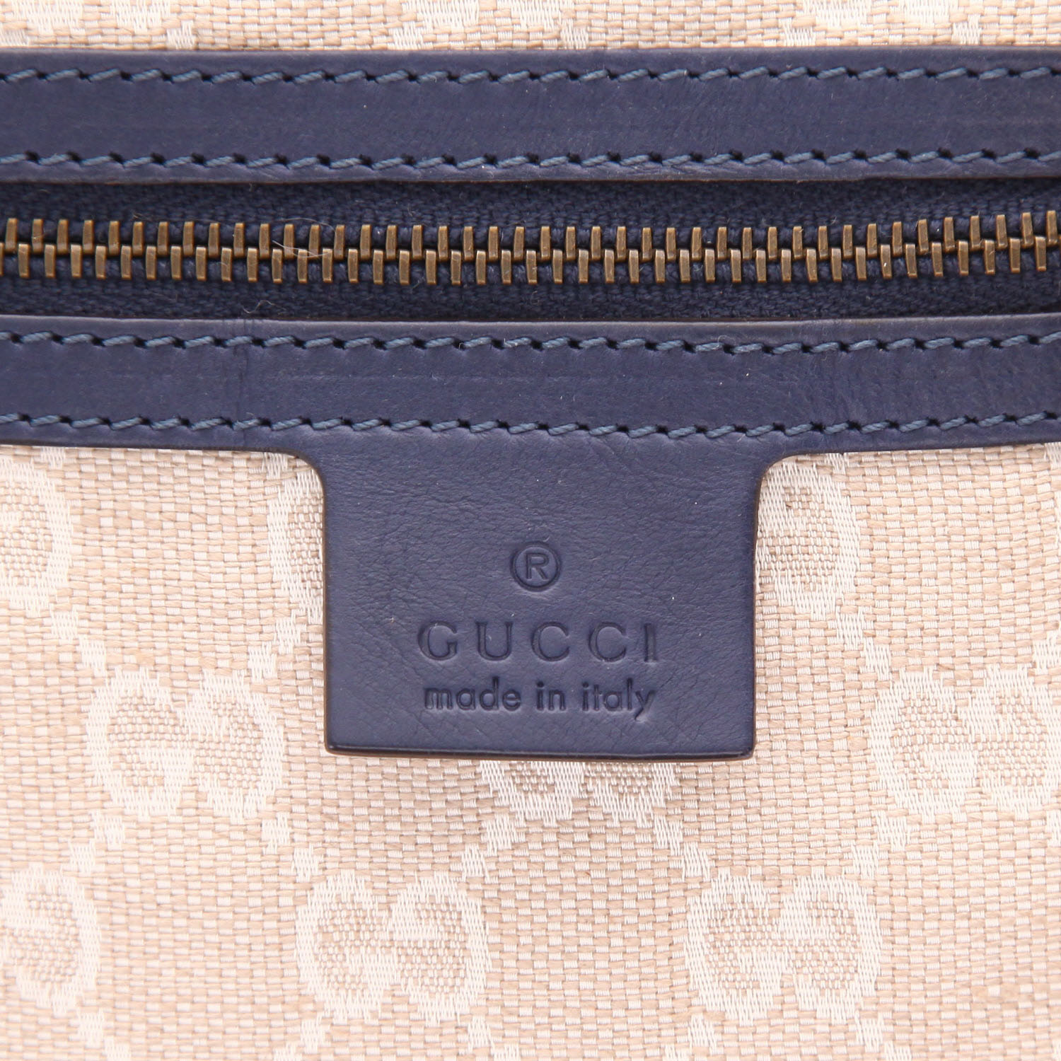 Borsa Gucci   in pelle blu - Detail D2