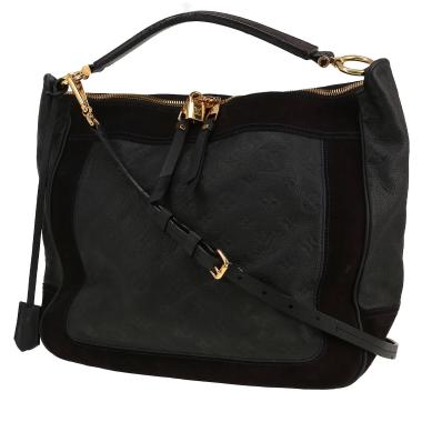 Louis Vuitton  Audacieuse handbag  in blue empreinte monogram leather  and blue Veau velours
