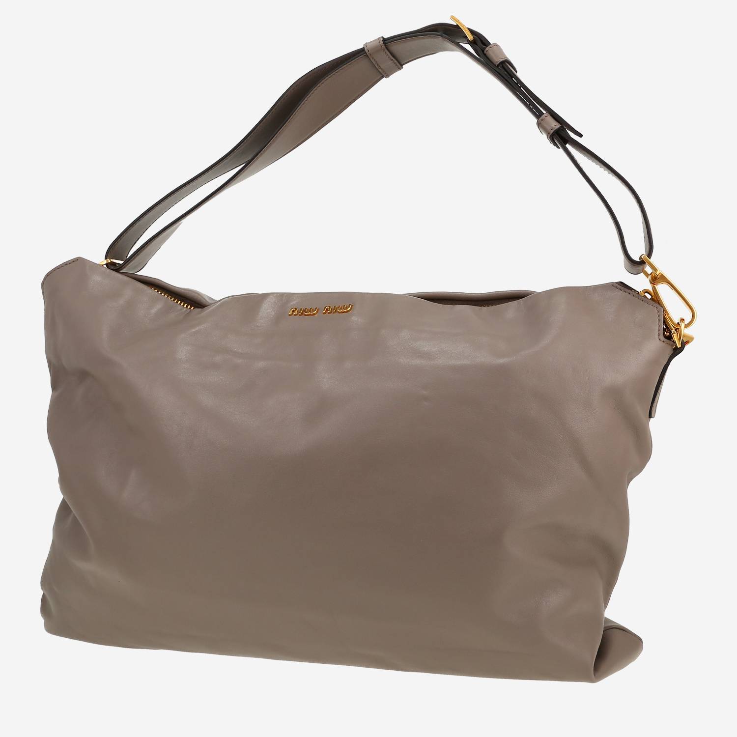 Miu Miu   handbag  in grey leather