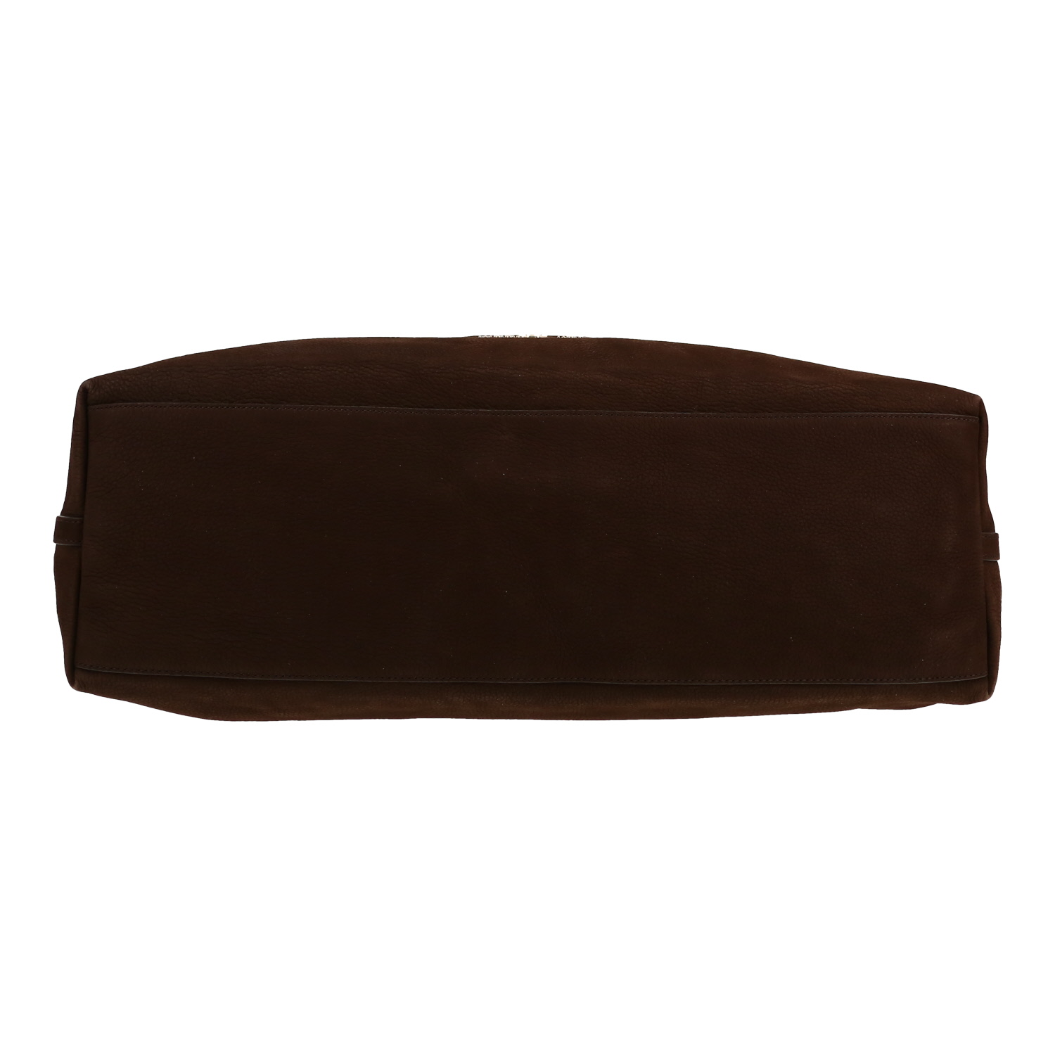 Shopping bag Gucci   in Veau velours marrone - Detail D1