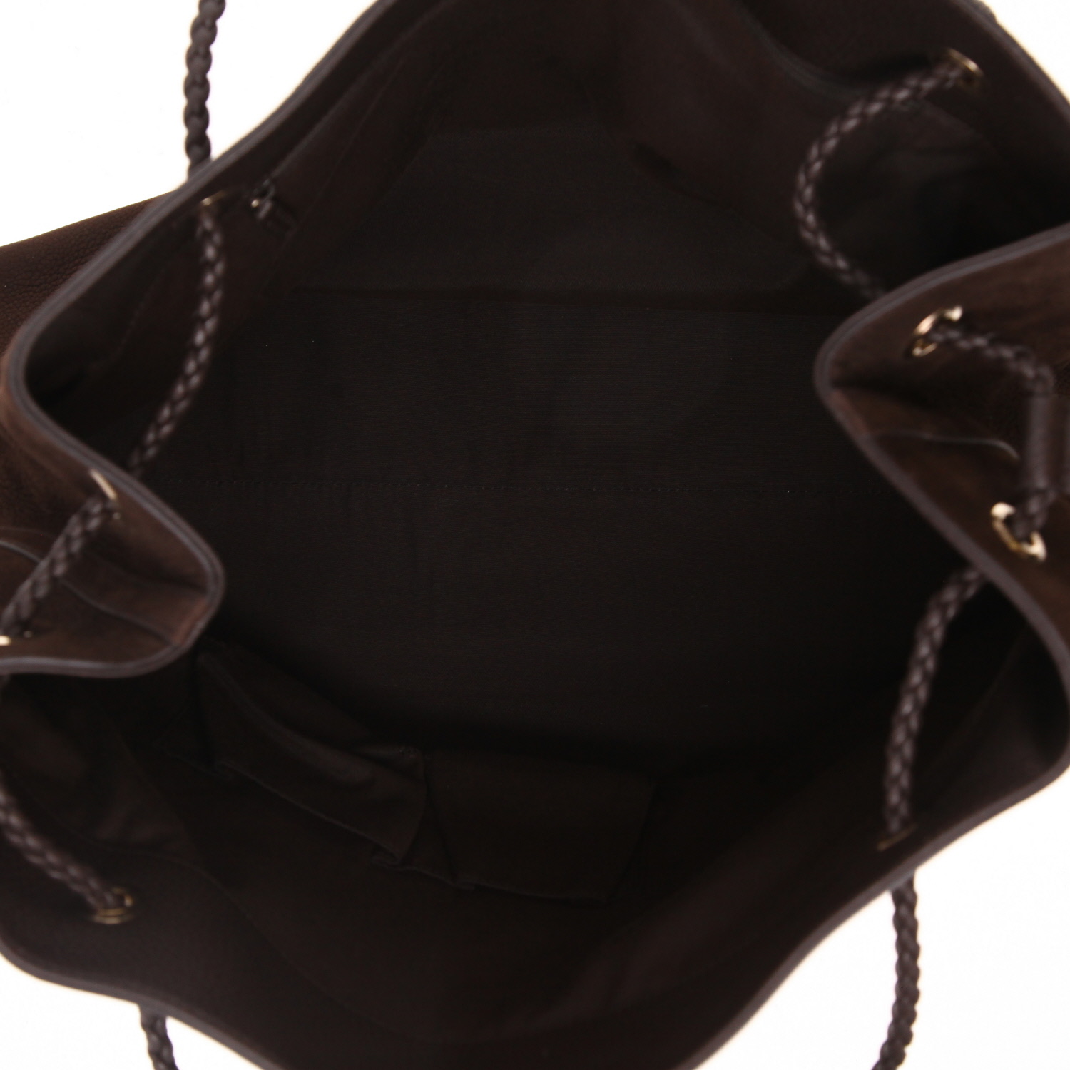 Bolso Cabás Gucci   en Veau velours marrón - Detail D3