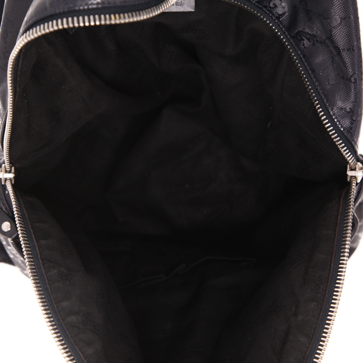 Sac à dos Gucci   en toile sûpreme GG bleu-marine - Detail D3