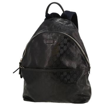 Gucci   backpack  in navy blue "sûpreme GG" canvas