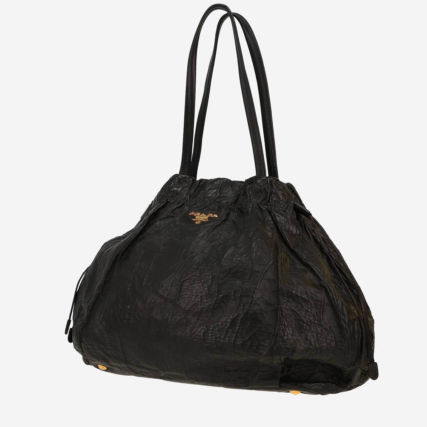 Sac à main Prada   en cuir noir